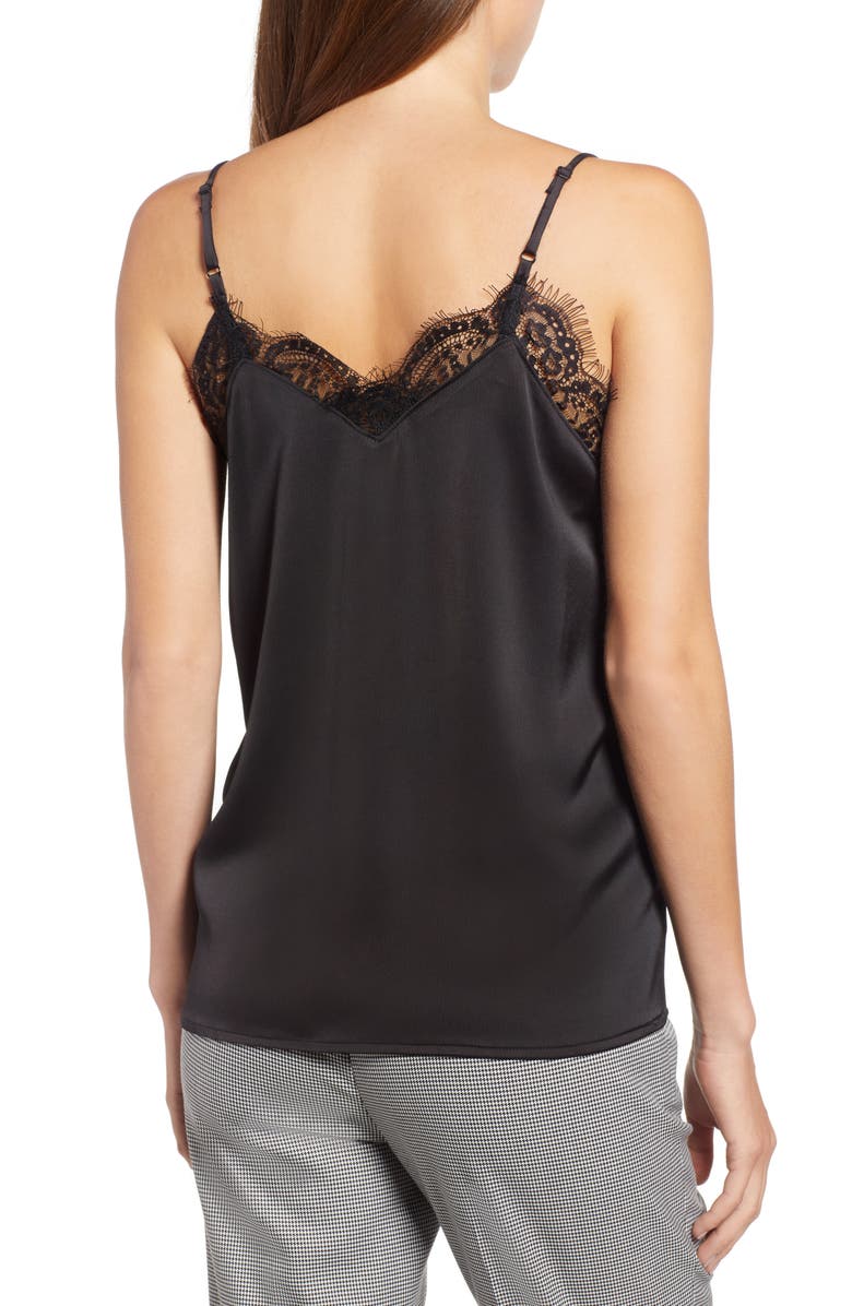 Halogen<sup>®</sup> Lace Detail Camisole, Alternate, color,