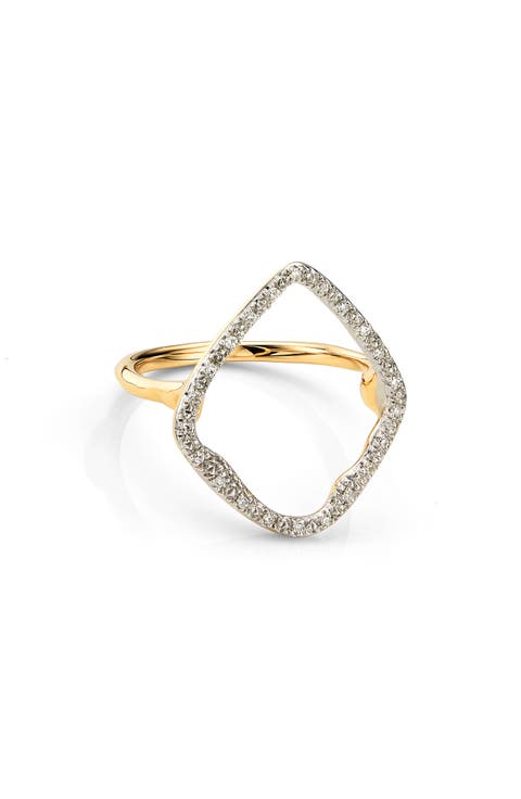 Riva Hoop Diamond Ring