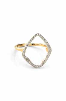 Monica Vinader Riva Hoop Diamond Ring
