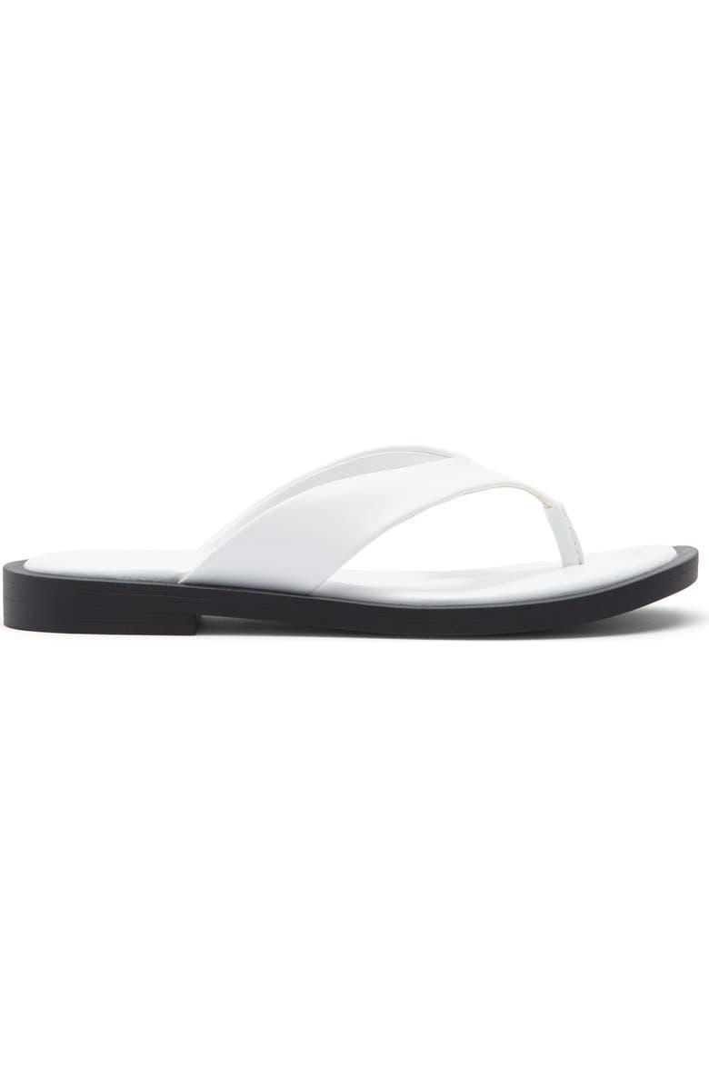 NORDSTROM RACK Coco Flat Sandal, Alternate, color, White