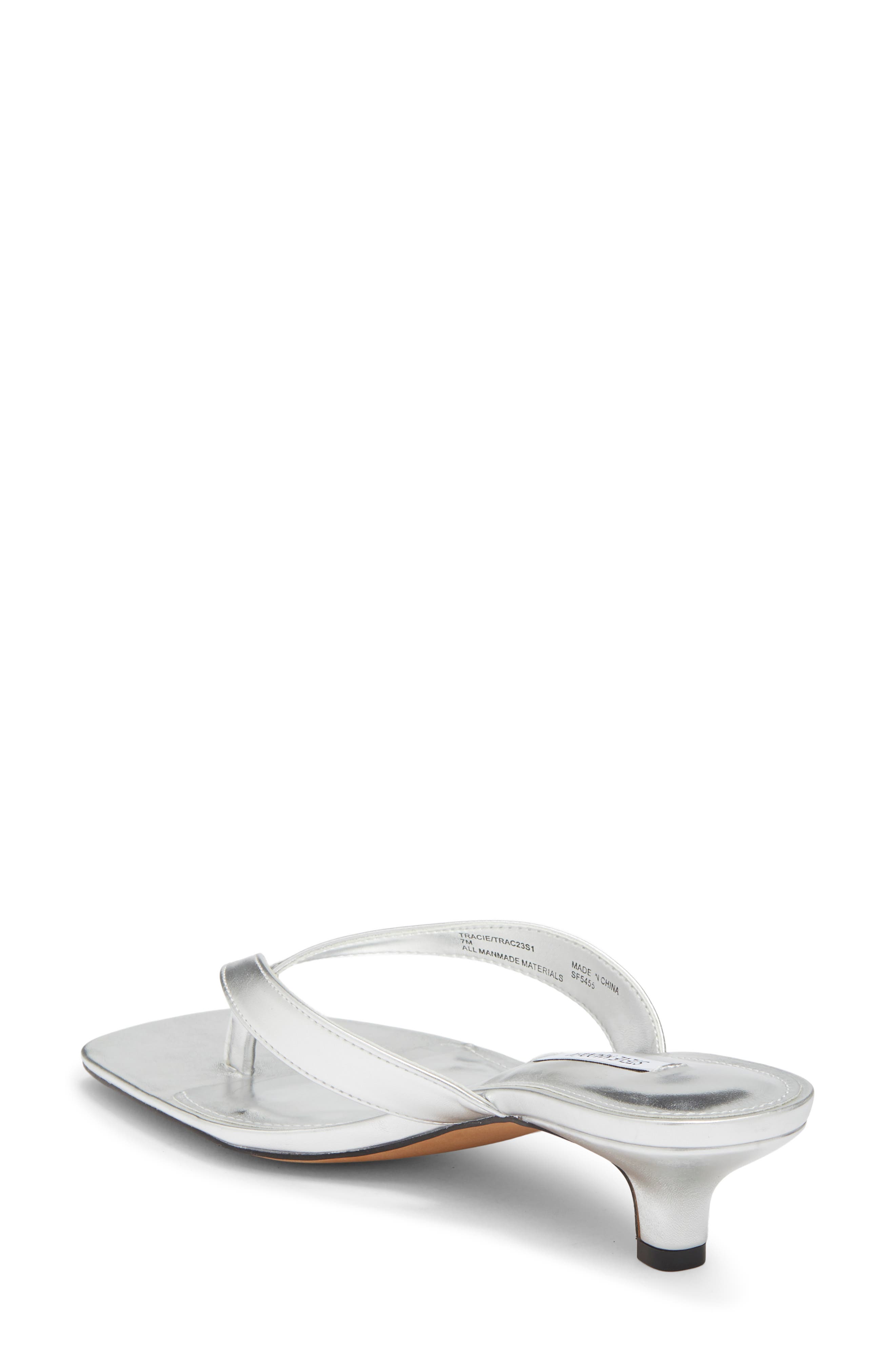 Tracie Flip Flop, Alternate, color, SILVER