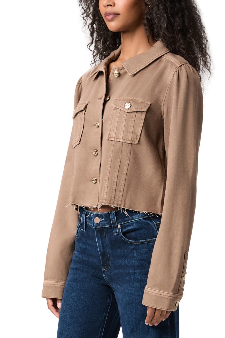 Pacey Cropped Jacket, Alternate, color, VCANEWOOD