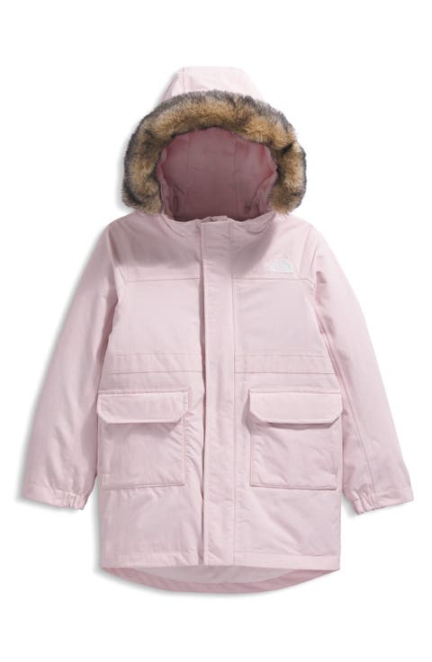 Kids' Arctic Waterproof 550-Fill Power Down Parka with Faux Fur Trim (Toddler & Little Kid)