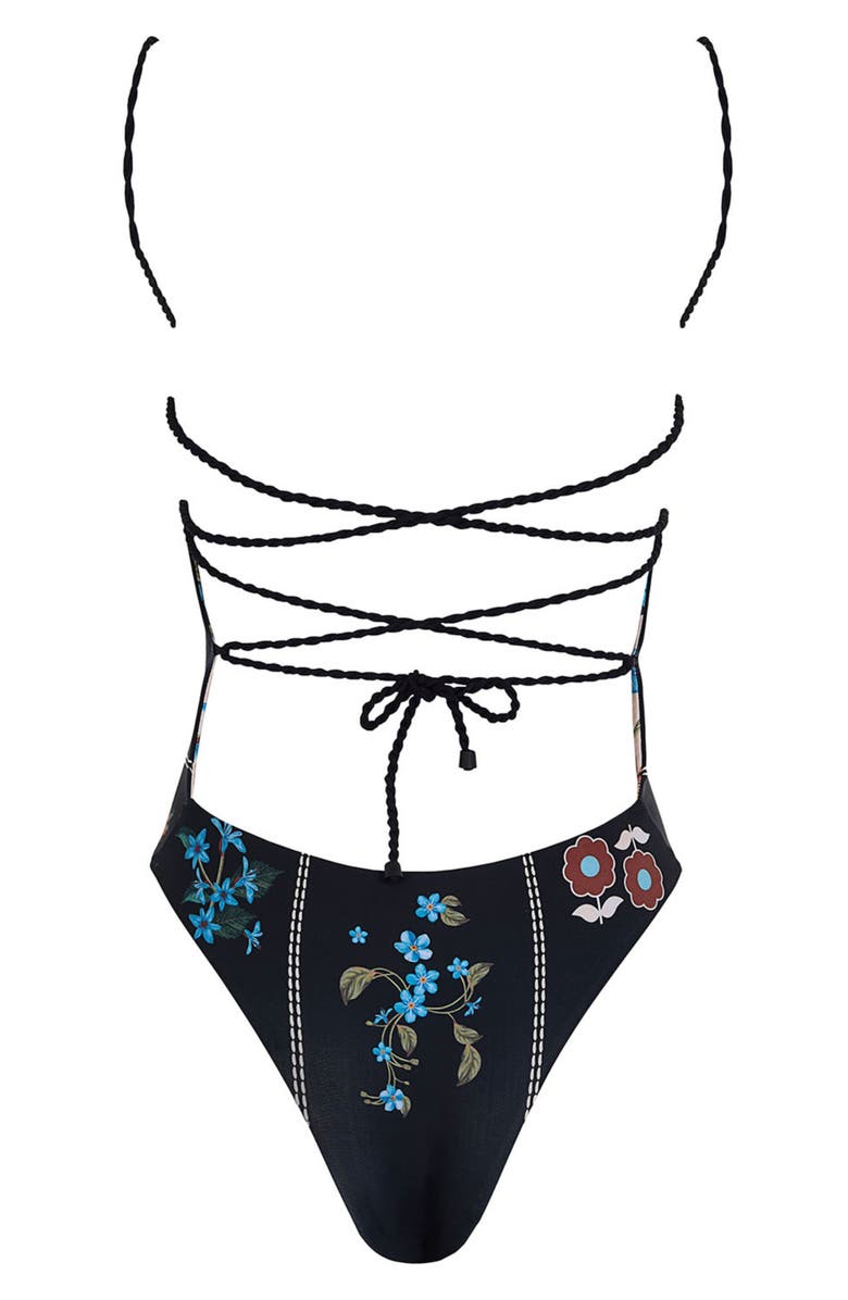 Agua Bendita Kali Reversible One-Piece Swimsuit, Alternate, color, Multicolor