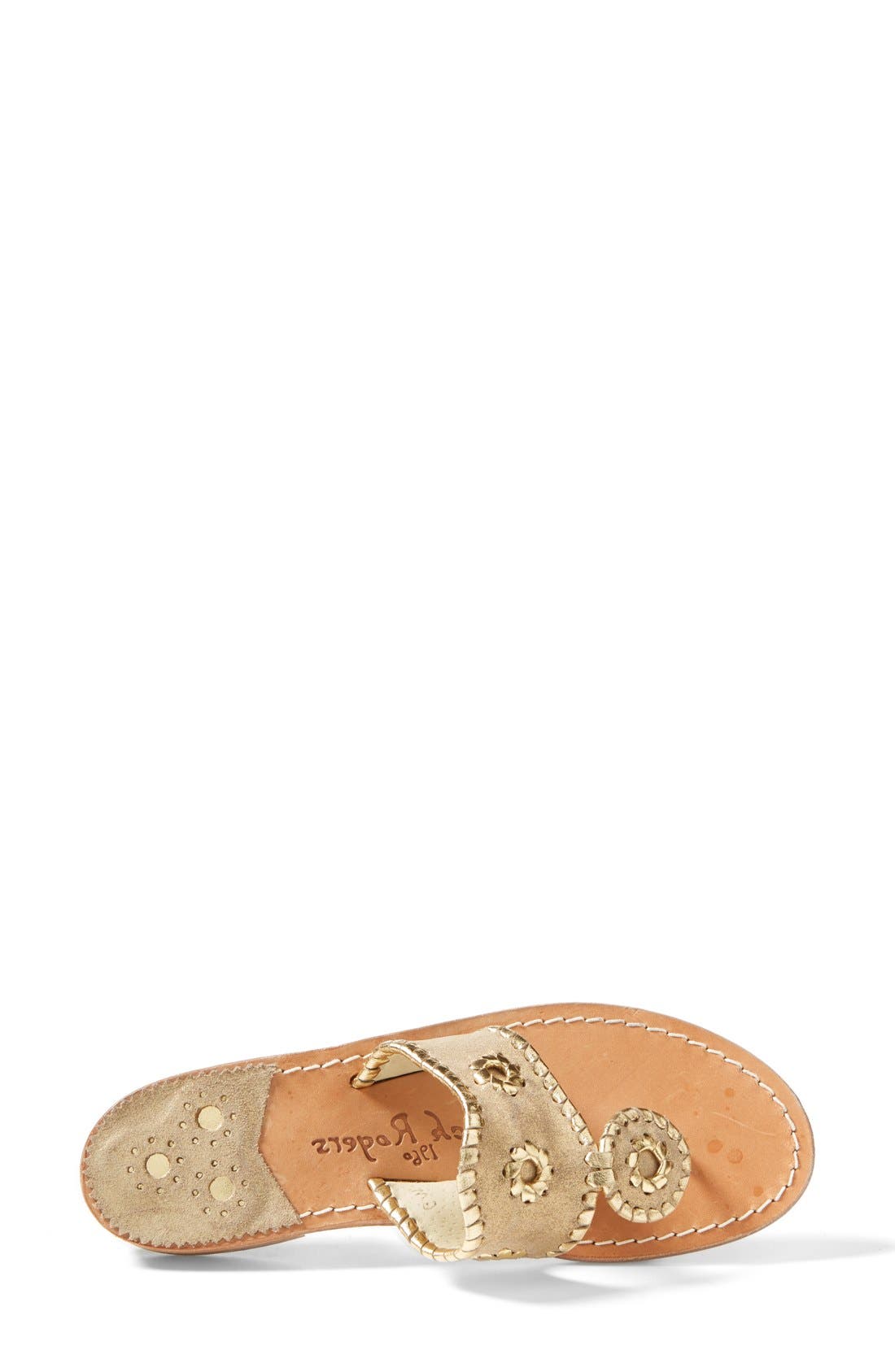 'Stardust' Thong Sandal, Alternate, color, GOLD