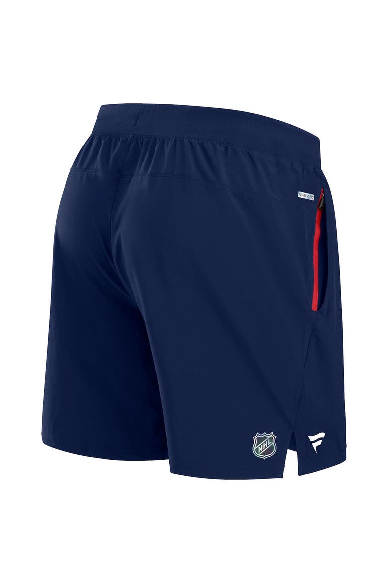 Men's Fanatics Navy New York Rangers Authentic Pro Rink Performance Shorts, Alternate, color, Navy