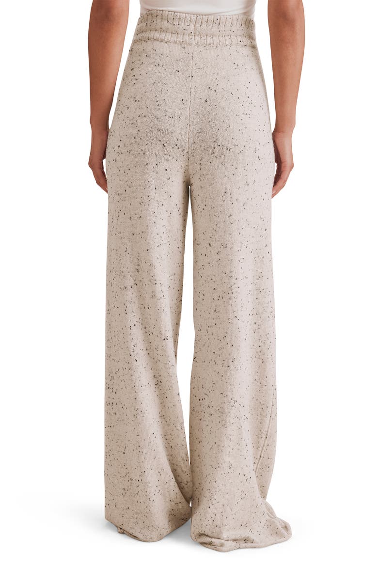 Haven Tie Waist Sweater Pants, Alternate, color, PALE OAK BEIGE HEATHER
