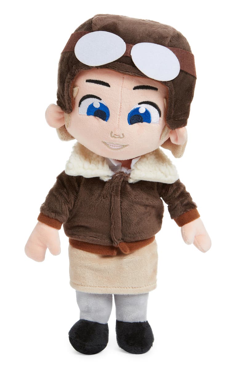 Little Rebels Amelia Earhart Adventure Interactive Plush Toy, Main, color, 