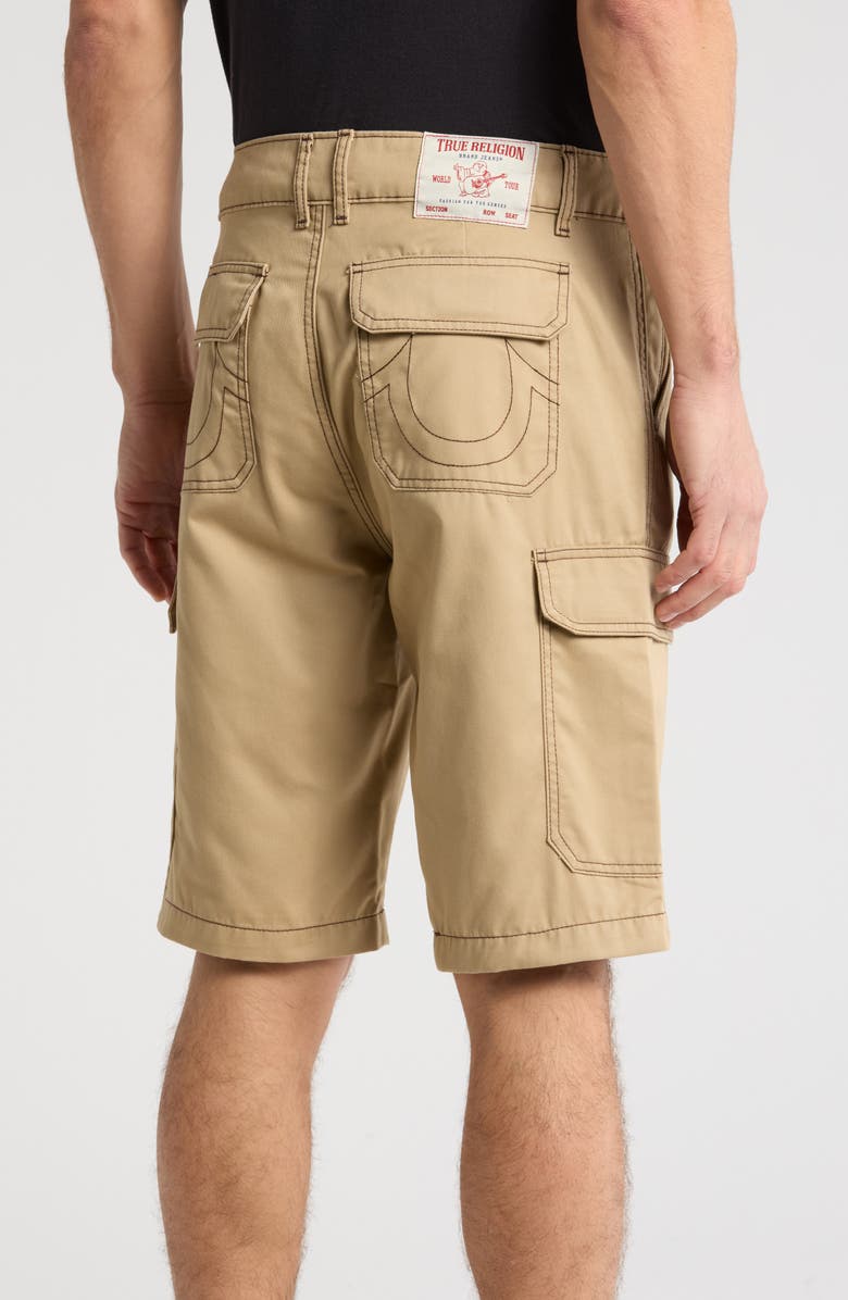 True Religion Cargo Shorts, Alternate, color, Travertine