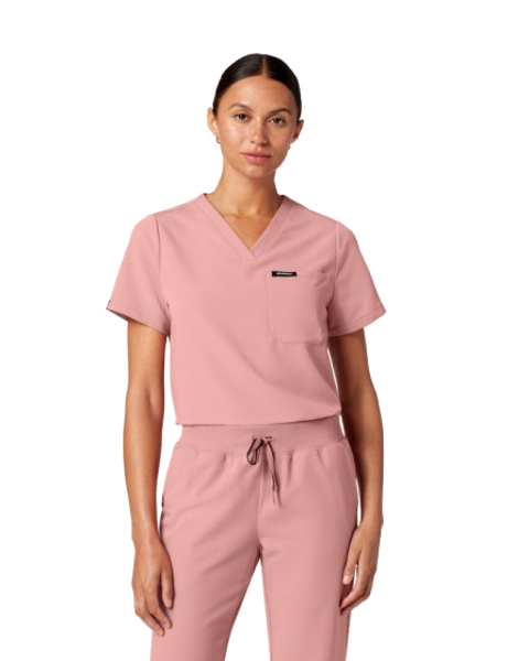 Rhena Women's 1-Pocket Slim V-Neck Scrub Top