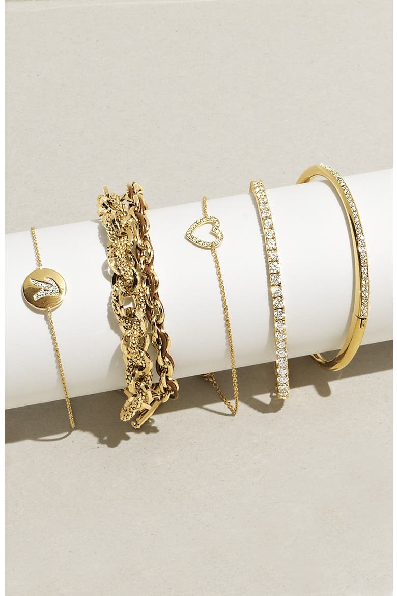 Tennis Bracelet, Alternate, color, CLEAR/ GOLD VERMEIL