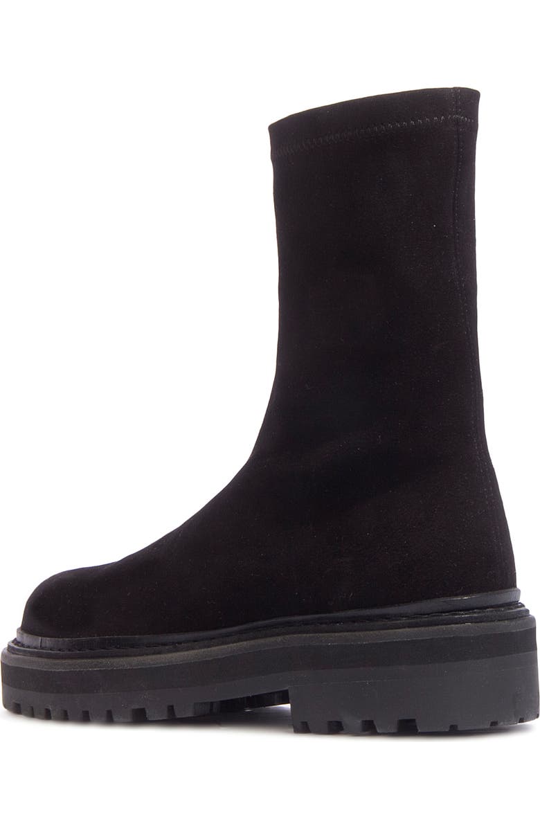 BLACK SUEDE STUDIO Dani Lug Sole Bootie, Alternate, color,