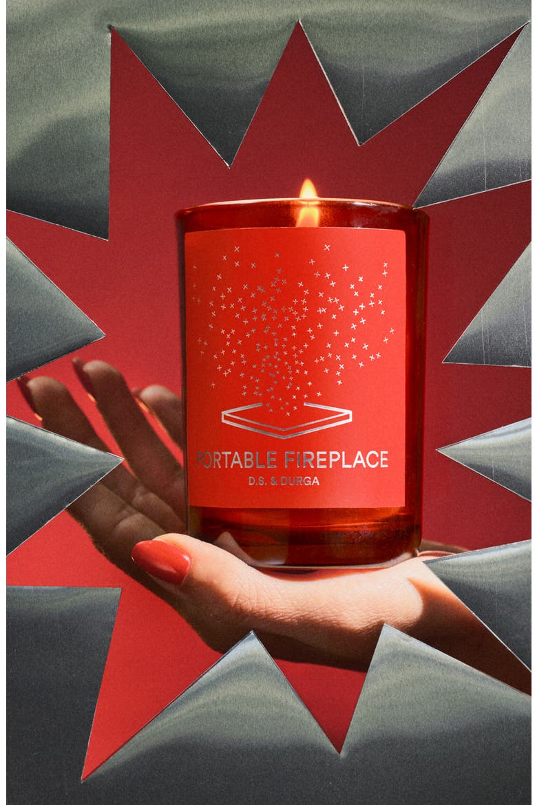 Portable Fireplace Candle, Alternate, color, NO COLOR
