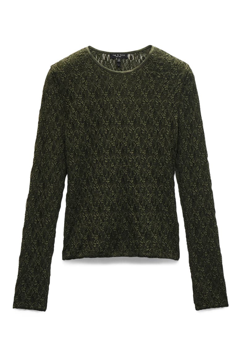 Ellie Lace Top, Alternate, color, ARMY