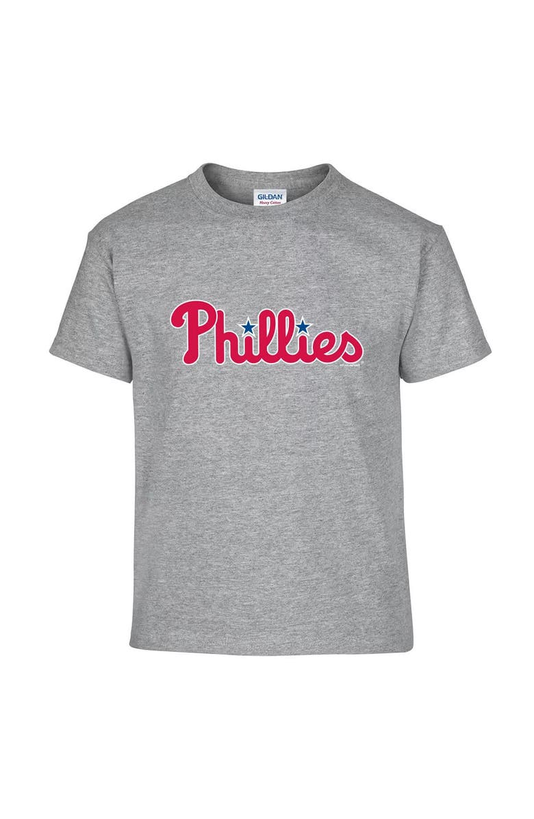 SOFT AS A GRAPE Youth Soft as a Grape  Red/Gray Philadelphia Phillies Two-Pack T-Shirt Set, Alternate, color, 