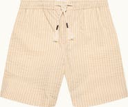 Orlebar Brown Sonoran Seersucker Relaxed Fit Seersucker Stripe Shorts