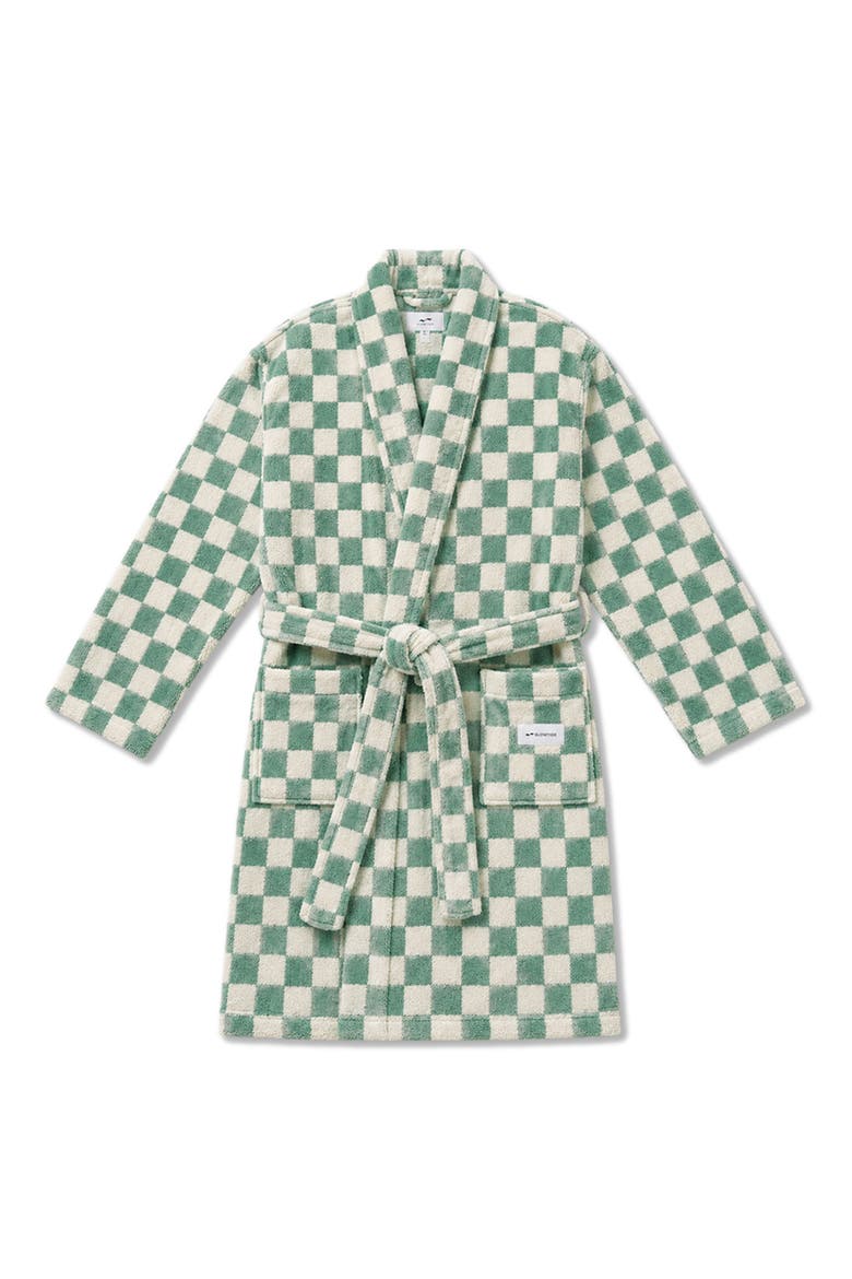 Mate Waffle Robe, Main, color, SAGE