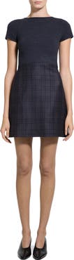 Theory A-Line Wool Miniskirt