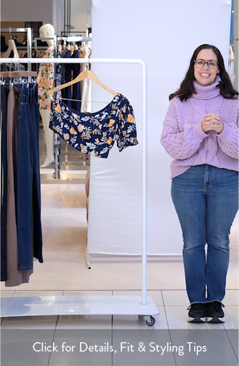 Aimee One-Shoulder Crop Top, sales video thumbnail