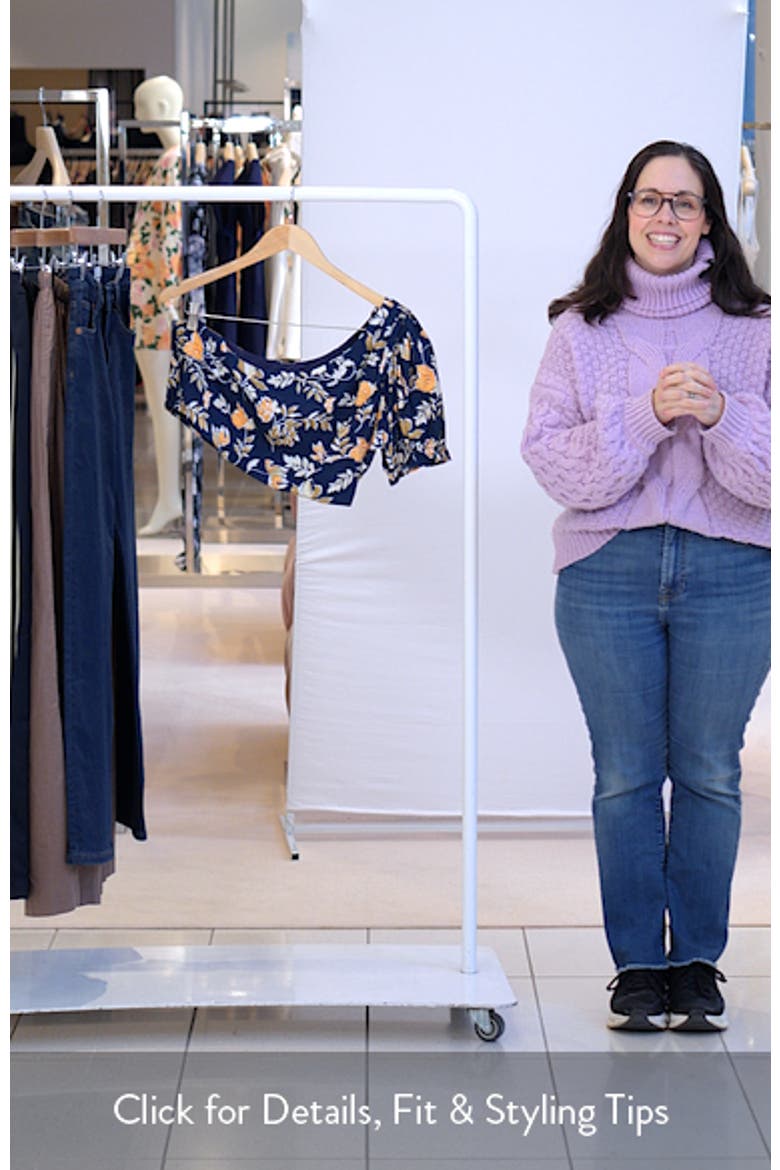 Aimee One-Shoulder Crop Top video