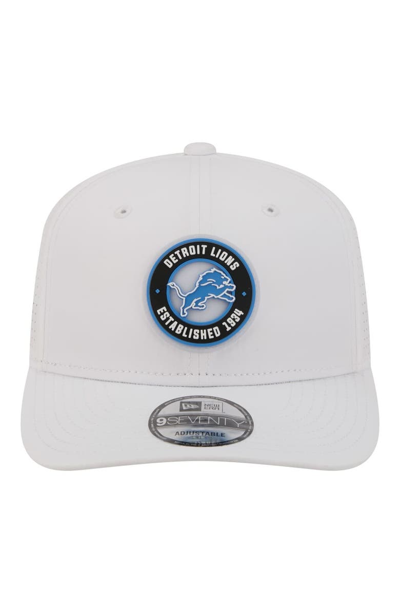 New Era Men's New Era White Detroit Lions COOLERA 9SEVENTY Adjustable Hat, Alternate, color, White