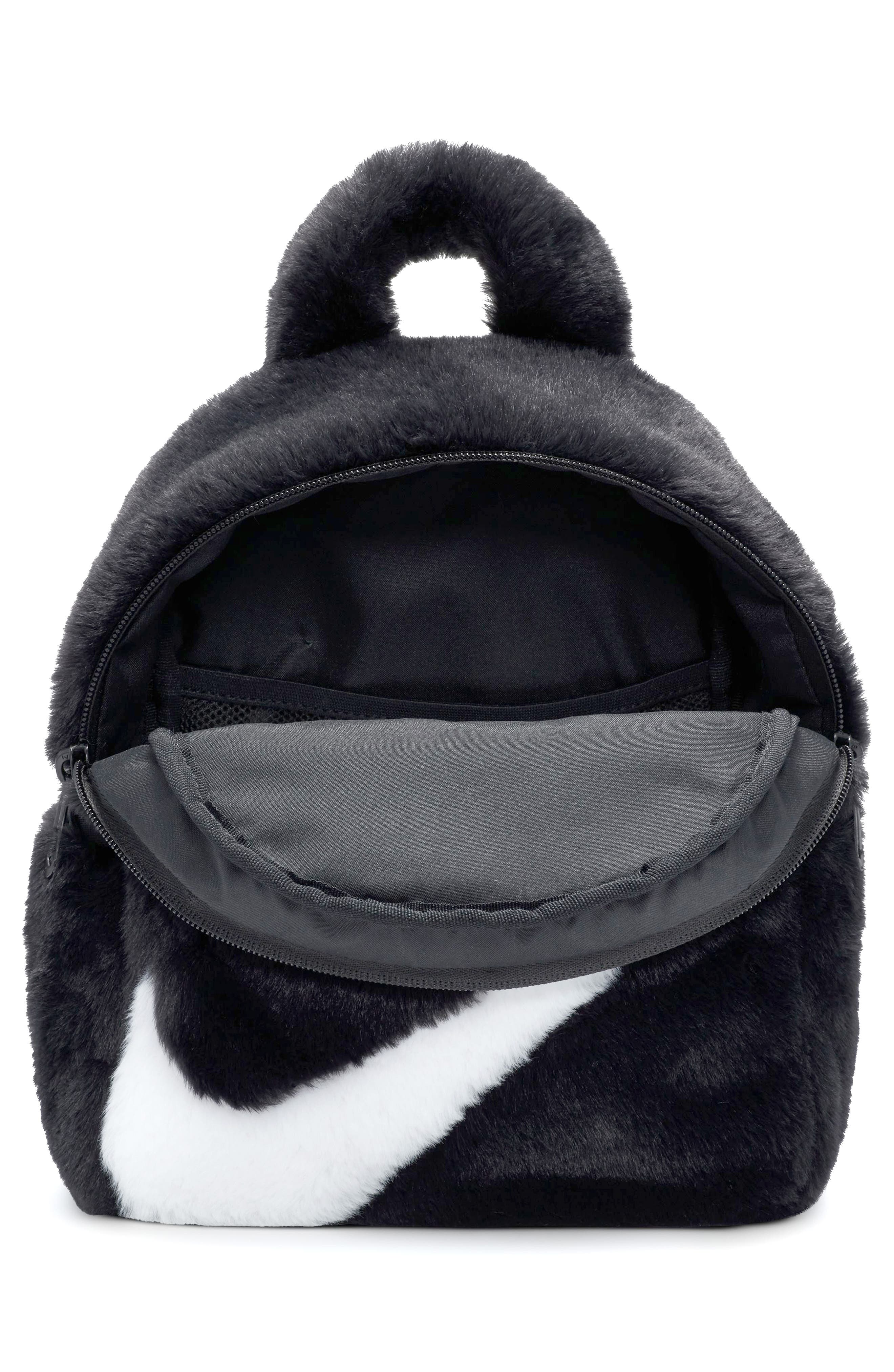 Nike Sportswear Futura 365 Faux Fur Mini Backpack, Alternate, color, 