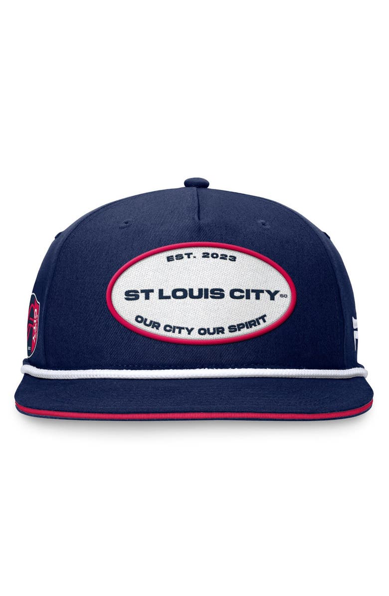 FANATICS Men's Fanatics Branded Navy St. Louis City SC Iron Golf Snapback Hat, Alternate, color, 