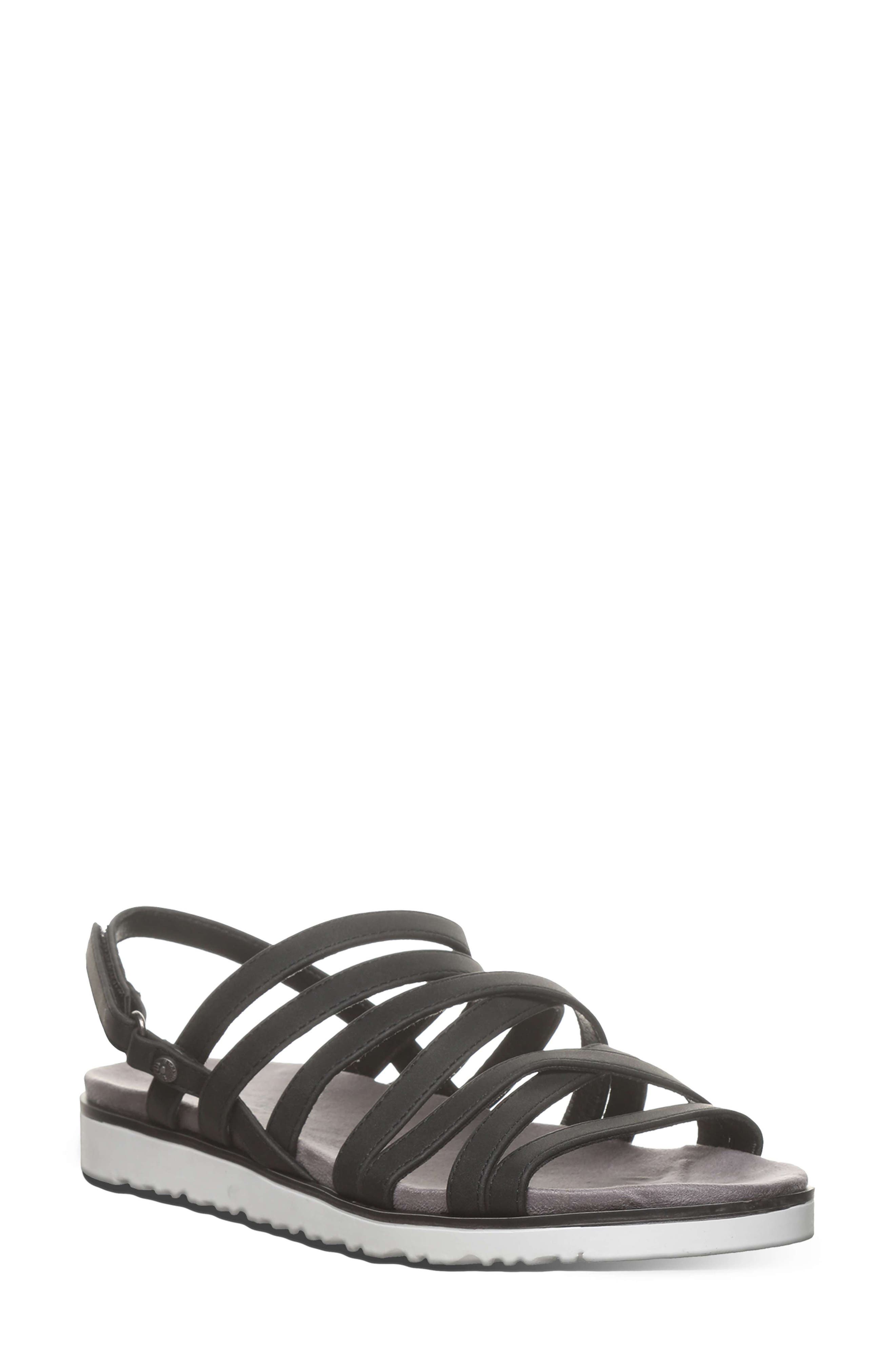 BEARPAW <p>Crete Faux Leather Sandal (Women)</p>