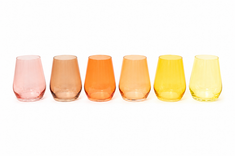 Golden Hour Wine Glass Set