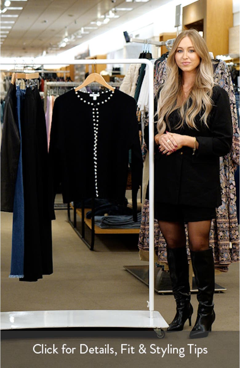 Emmy Imitation Pearl Cardigan, sales video thumbnail