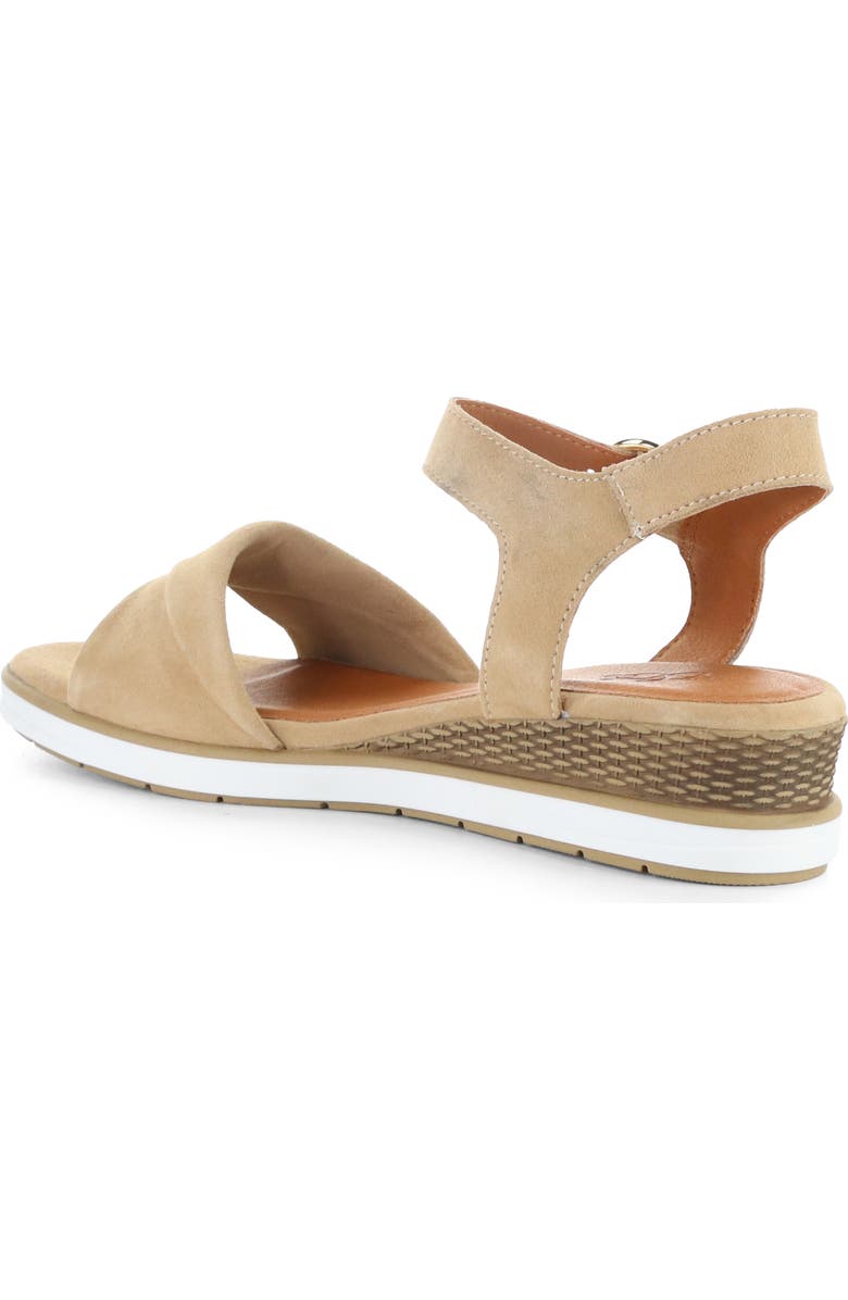 Bos. & Co. Avon Platform Wedge Sandal, Alternate, color, Almondine