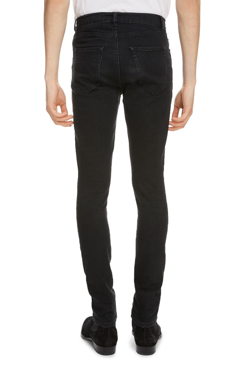 Saint Laurent Skinny Jeans, Alternate, color, 