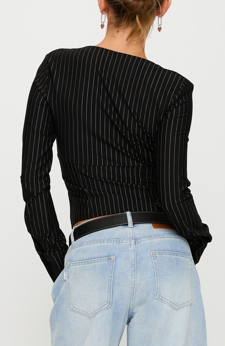 Princess Polly Set for Life Foldover Neck Crop Top, Alternate, color, 