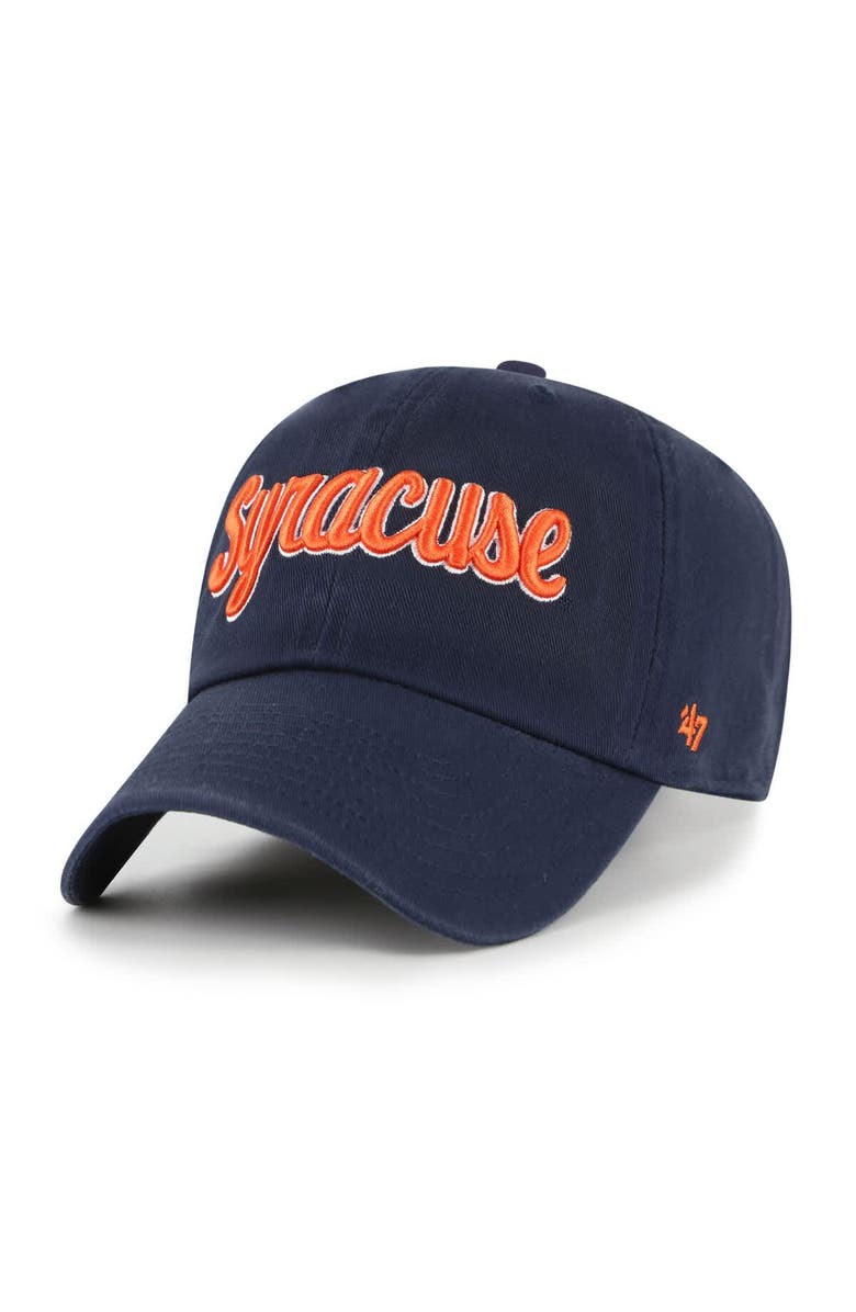 '47 Men's '47 Light Orange Syracuse Orange Vault Clean Up Adjustable Hat, Main, color,