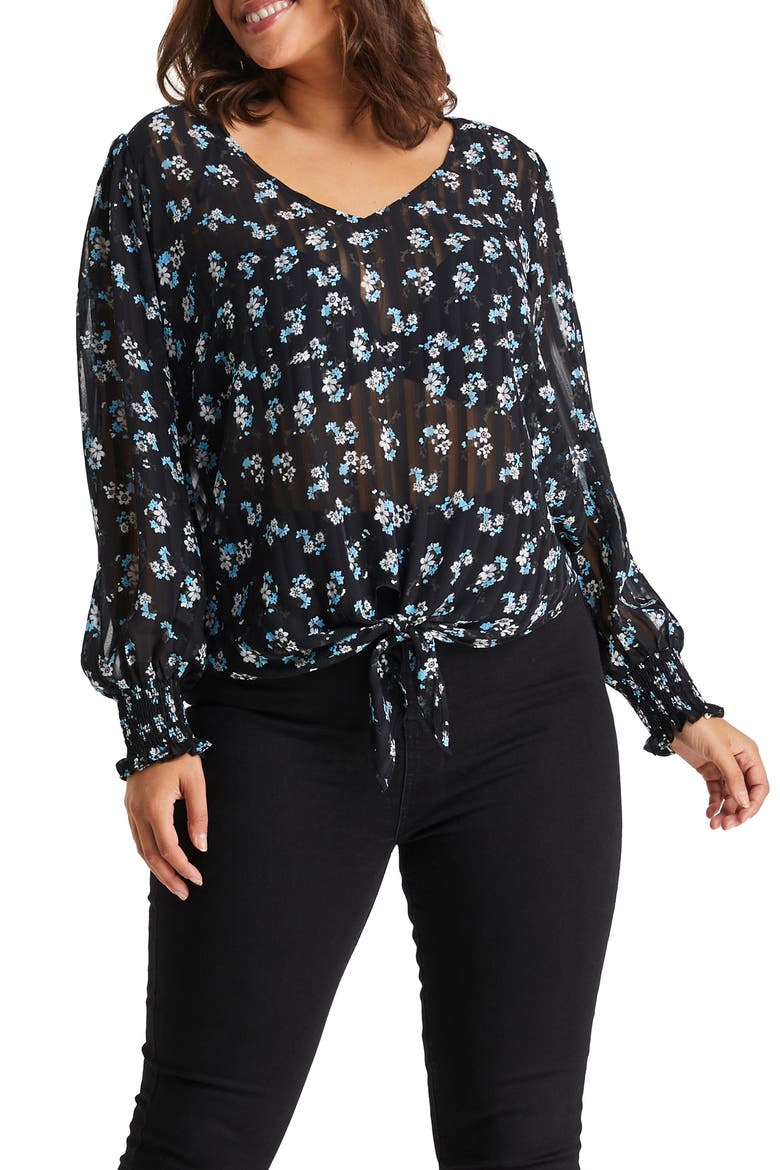 Forget Me Not Top, Main, color, PRINT
