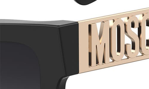 Moschino 53mm Rectangular Sunglasses In 0807-9o