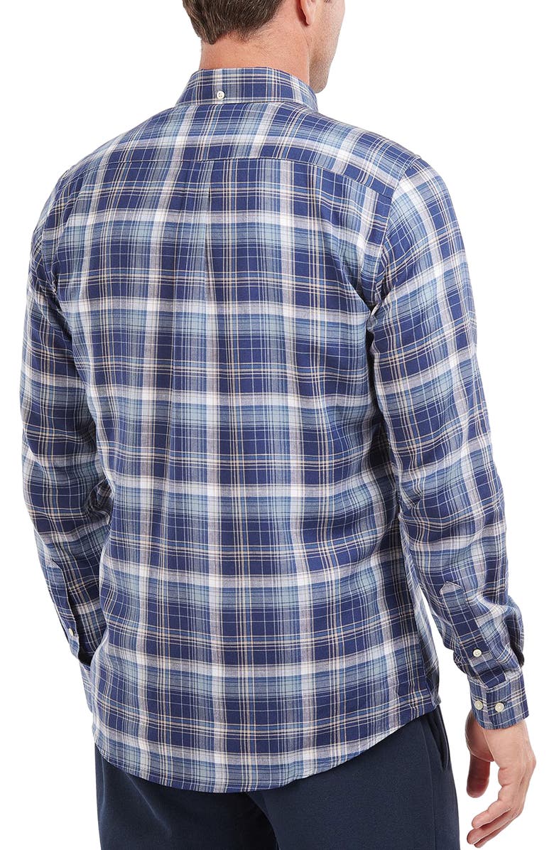 Barbour Kingsand Plaid Button-Up Shirt, Alternate, color,