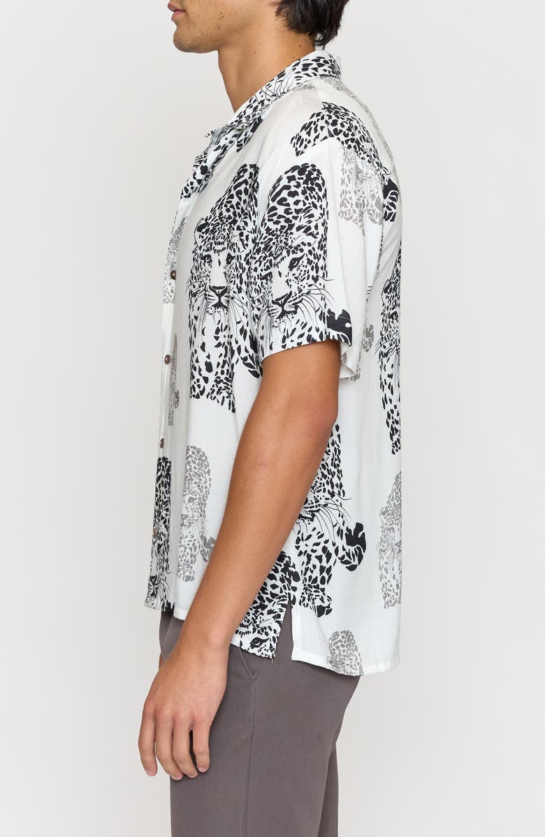Raga Animal Print Camp Shirt, Alternate, color, 
