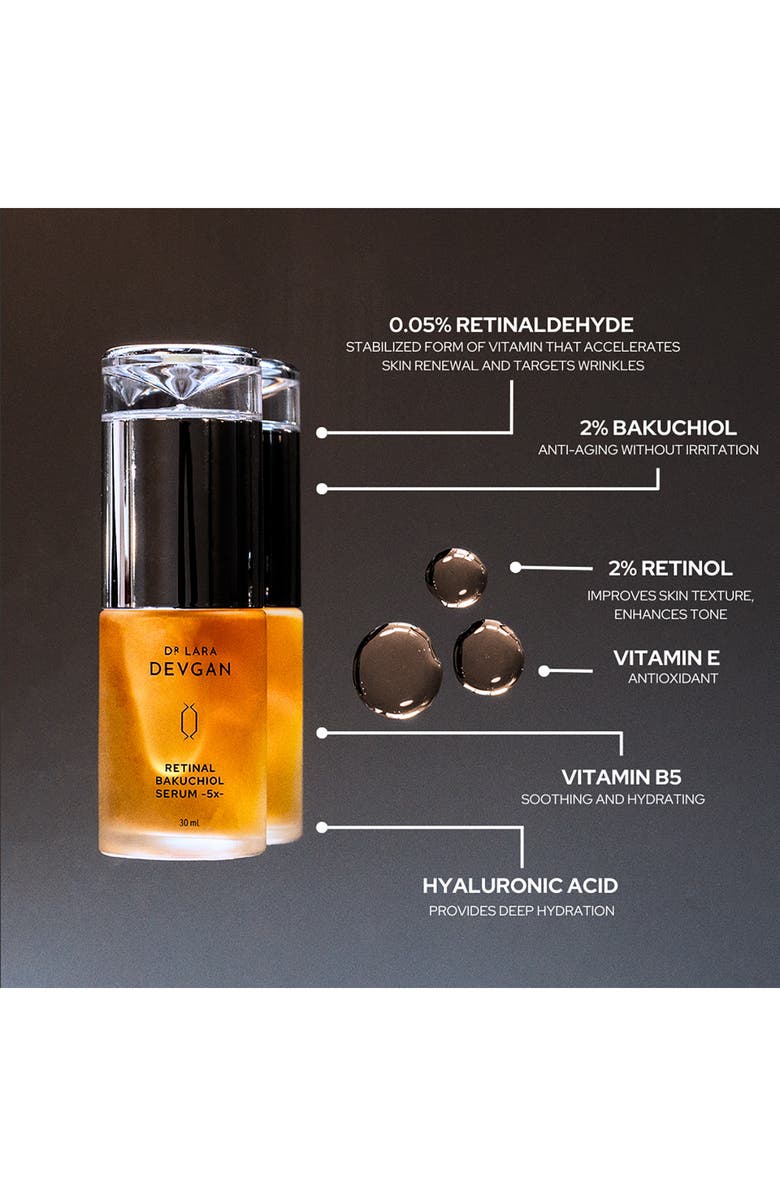 Dr. Lara Devgan Retinal Bakuchiol Serum 5X, Alternate, color, 