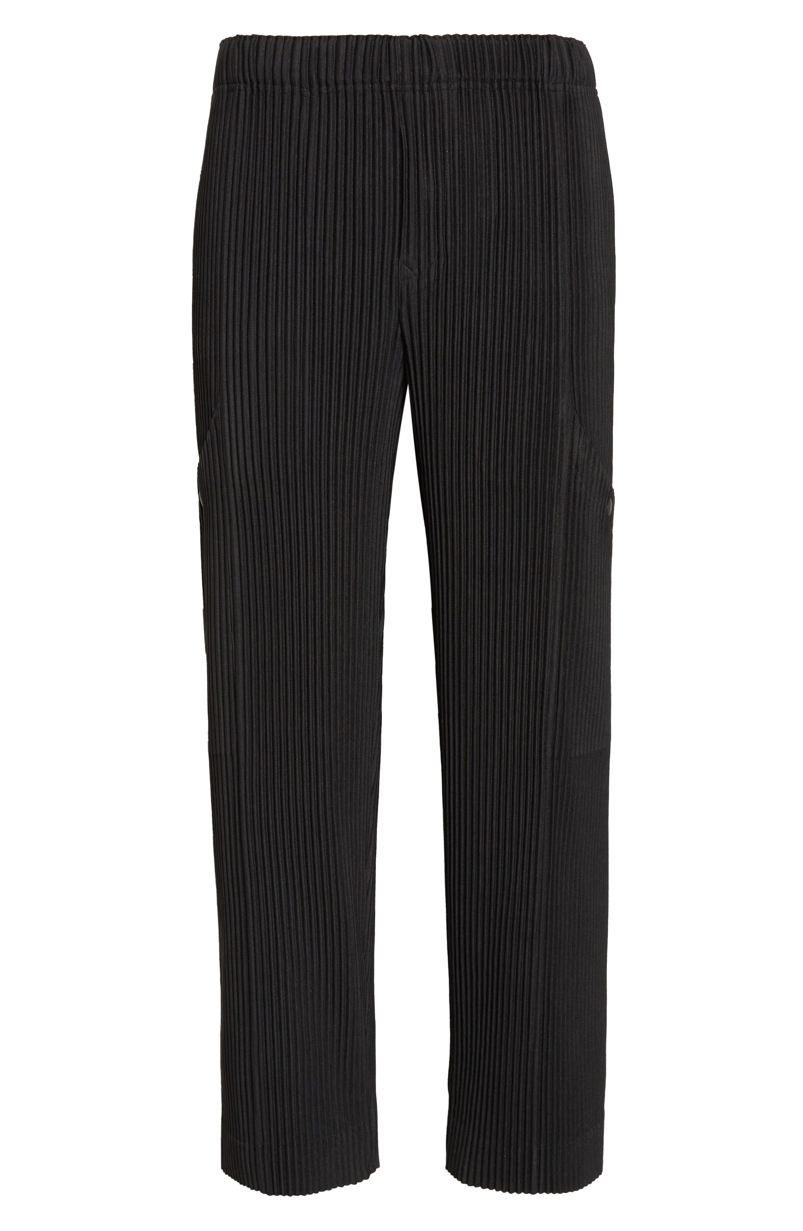 Homme Plissé Issey Miyake Quarry Pleated Straight Leg Pants (Men