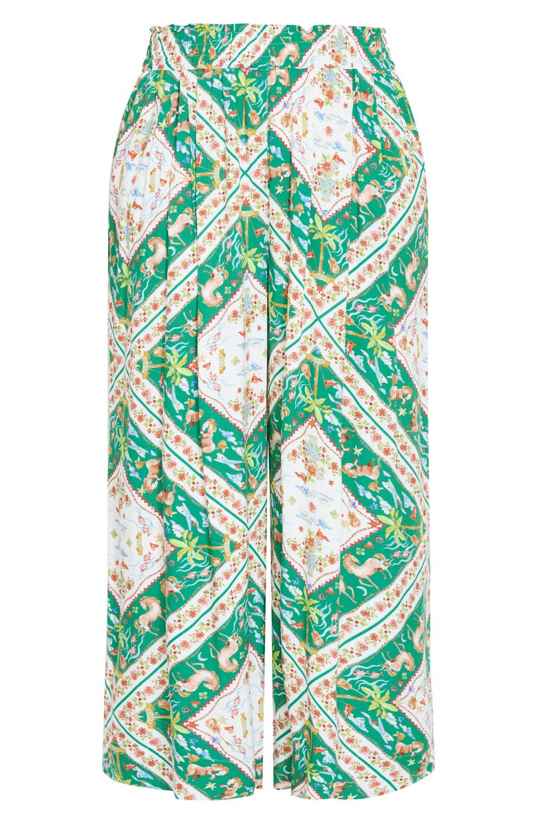 City Chic Jayla Print Pants, Alternate, color, Prairie Scarf