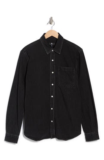 7 FOR ALL MANKIND 7 FOR ALL MANKIND LONG SLEEVE DENIM SHIRT