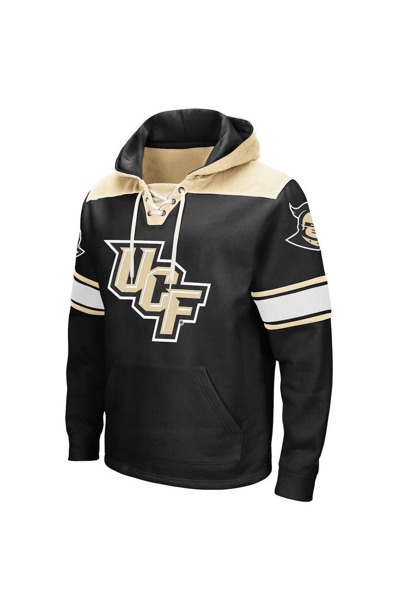 COLOSSEUM Men's Colosseum Black UCF Knights 2.0 Lace-Up Hoodie, Alternate, color, 