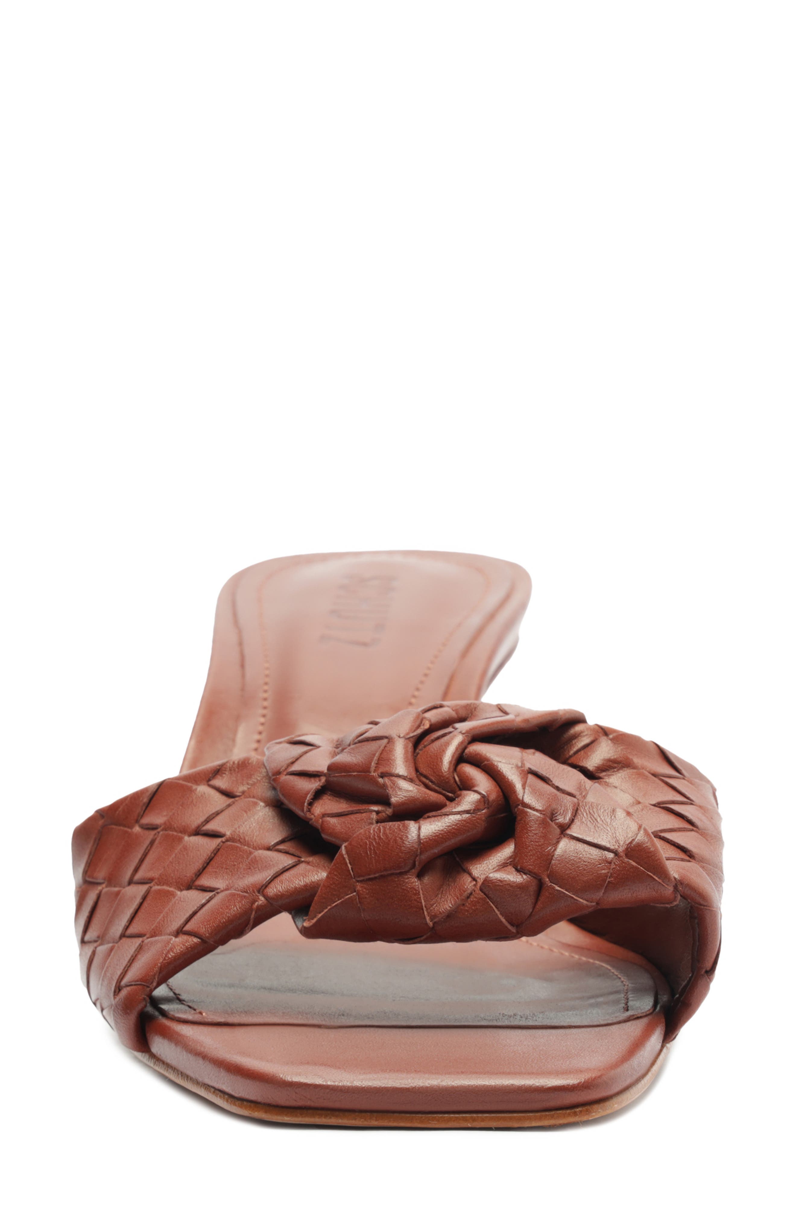 Schutz Kareena Knot Slide Sandal, Alternate, color, Sauvage