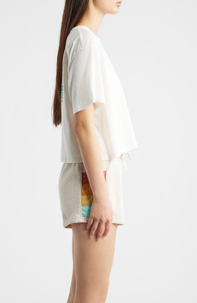 Rip Curl Surf Side Crop Graphic T-Shirt, Alternate, color, Bone