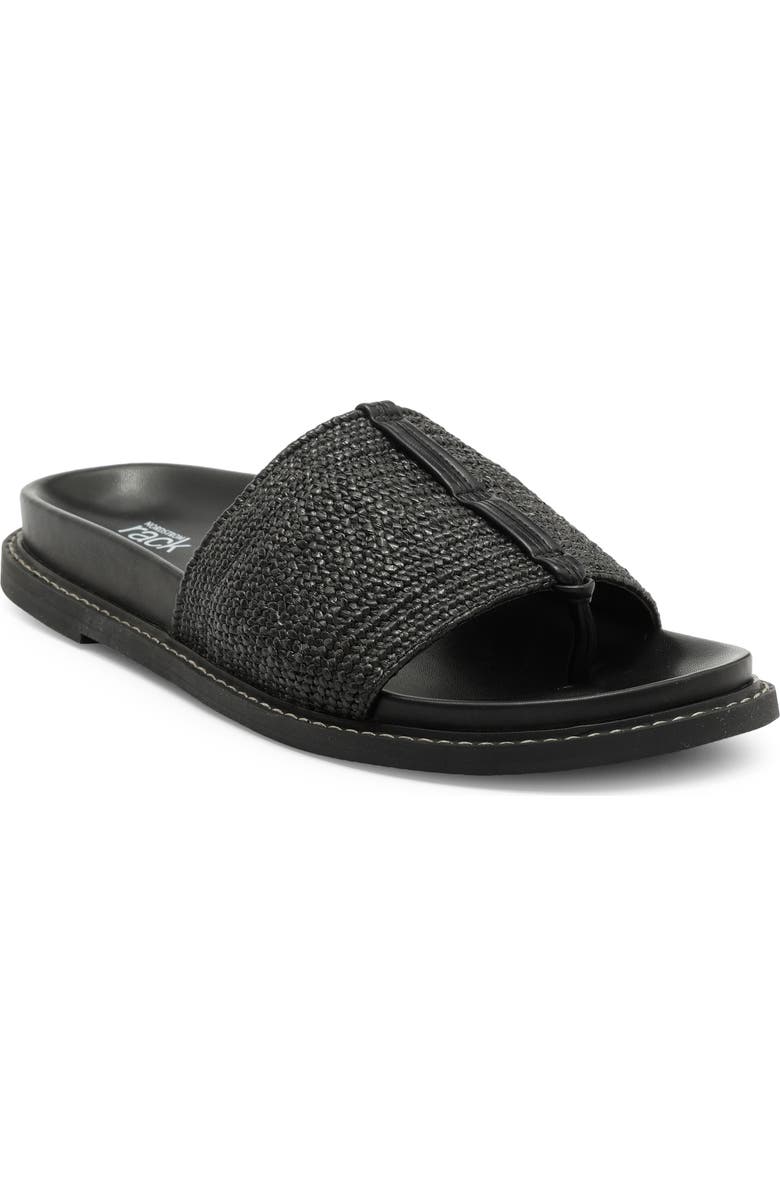NORDSTROM RACK Woven Sandal, Main, color, Black