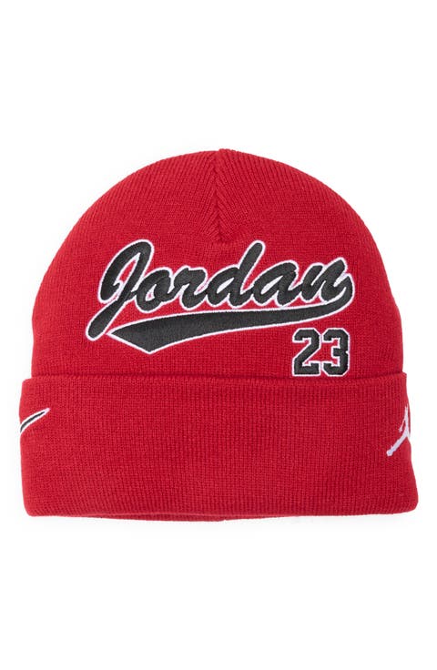 Kids' Embroidered Logo Knit Beanie
