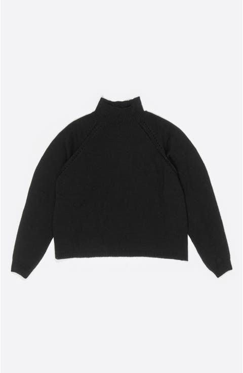 Wool High Neck Sweater