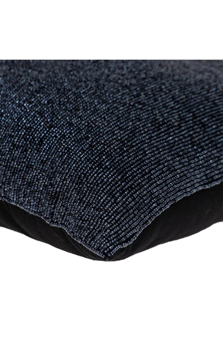 PARKLAND COLLECTION Aster Embellished Throw Pillow, Alternate, color, Metallic Blue