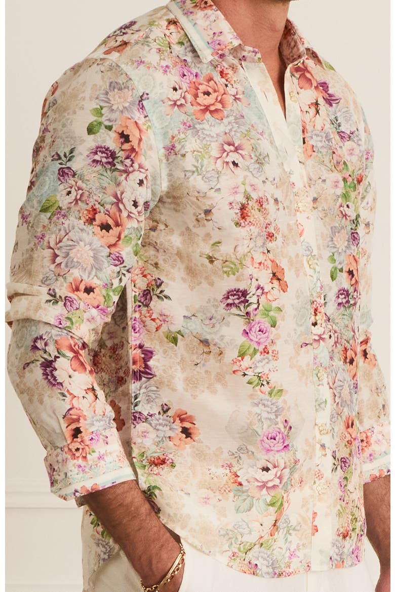 Relaxed Fit Blake Shirt, Alternate, color, White Floral Print